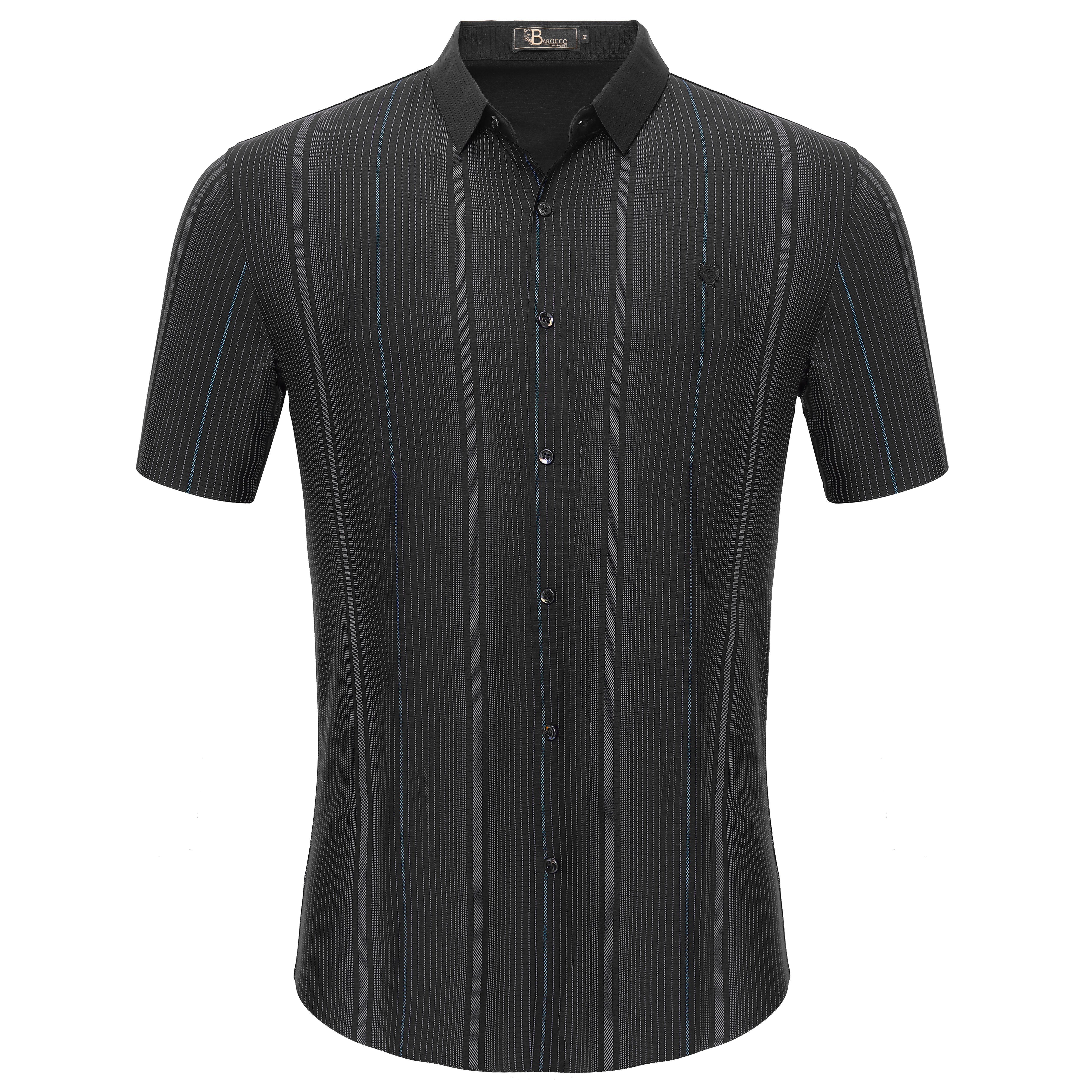 Fearless Finesse Short-Sleeve Shirt BLACK