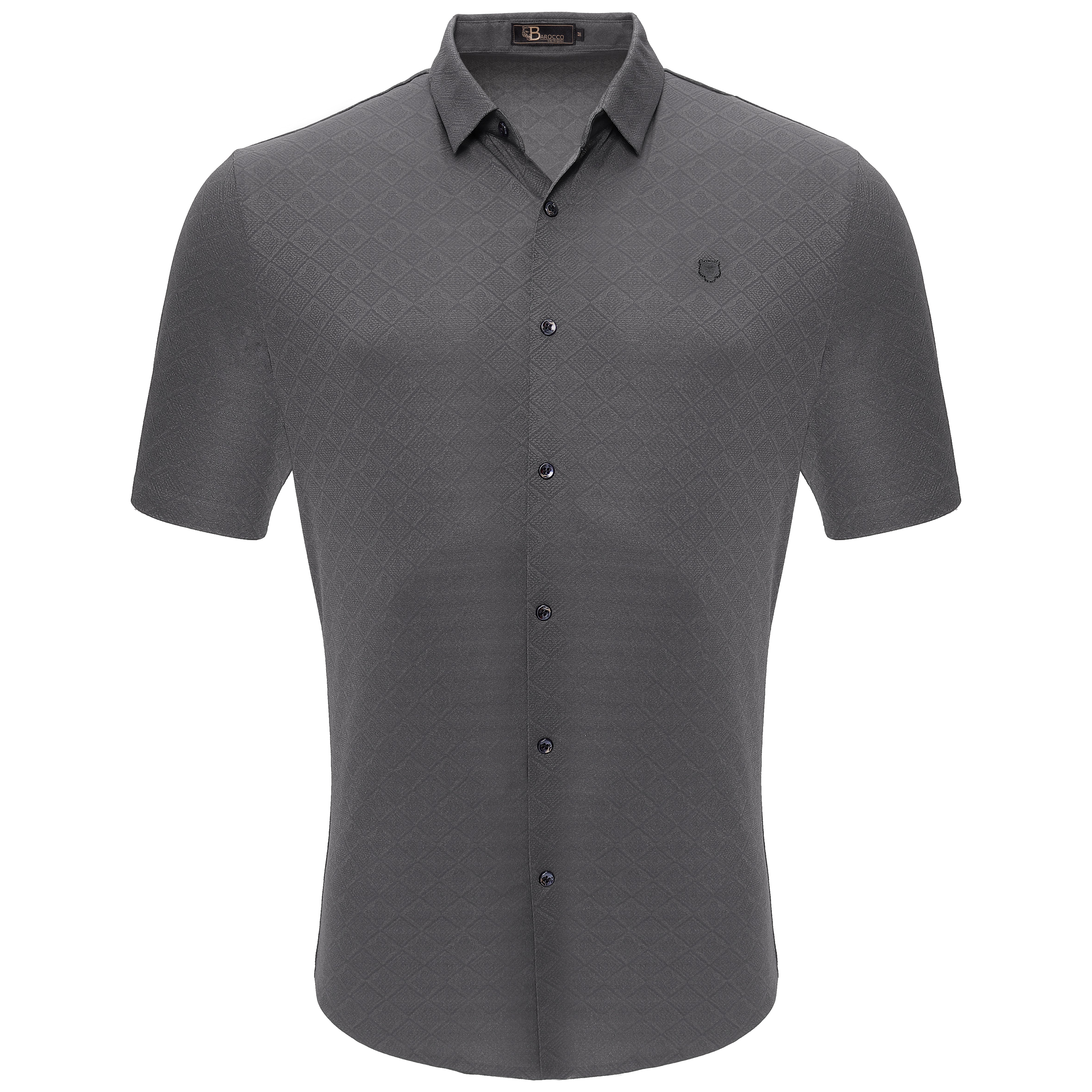 Elevate Edge Short-Sleeve Shirt GREY
