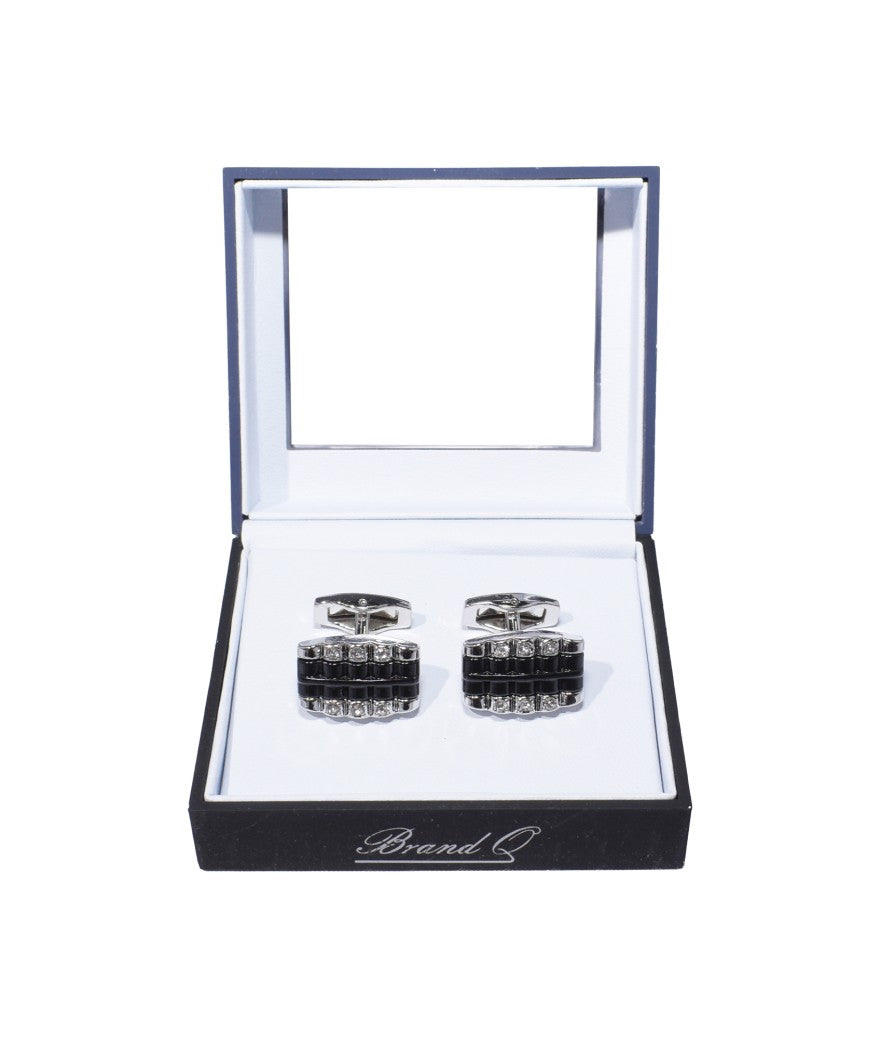 Brand Q CFN505-A Cuff Links Black