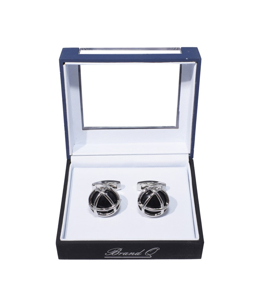 Brand Q CFN515-B Cuff Links Black
