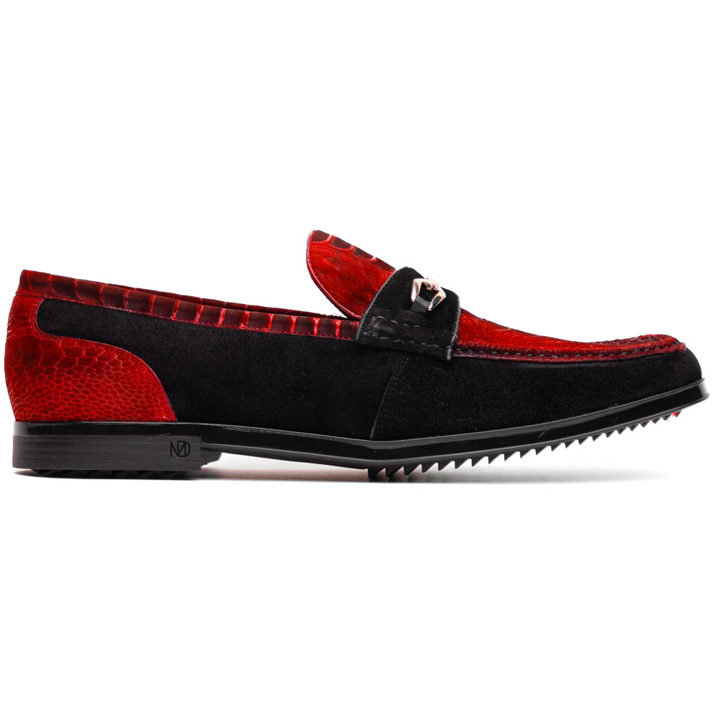 Hugo Ostrich Red / Black