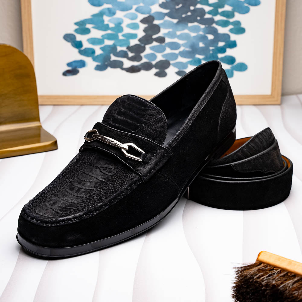 Hugo Ostrich Black