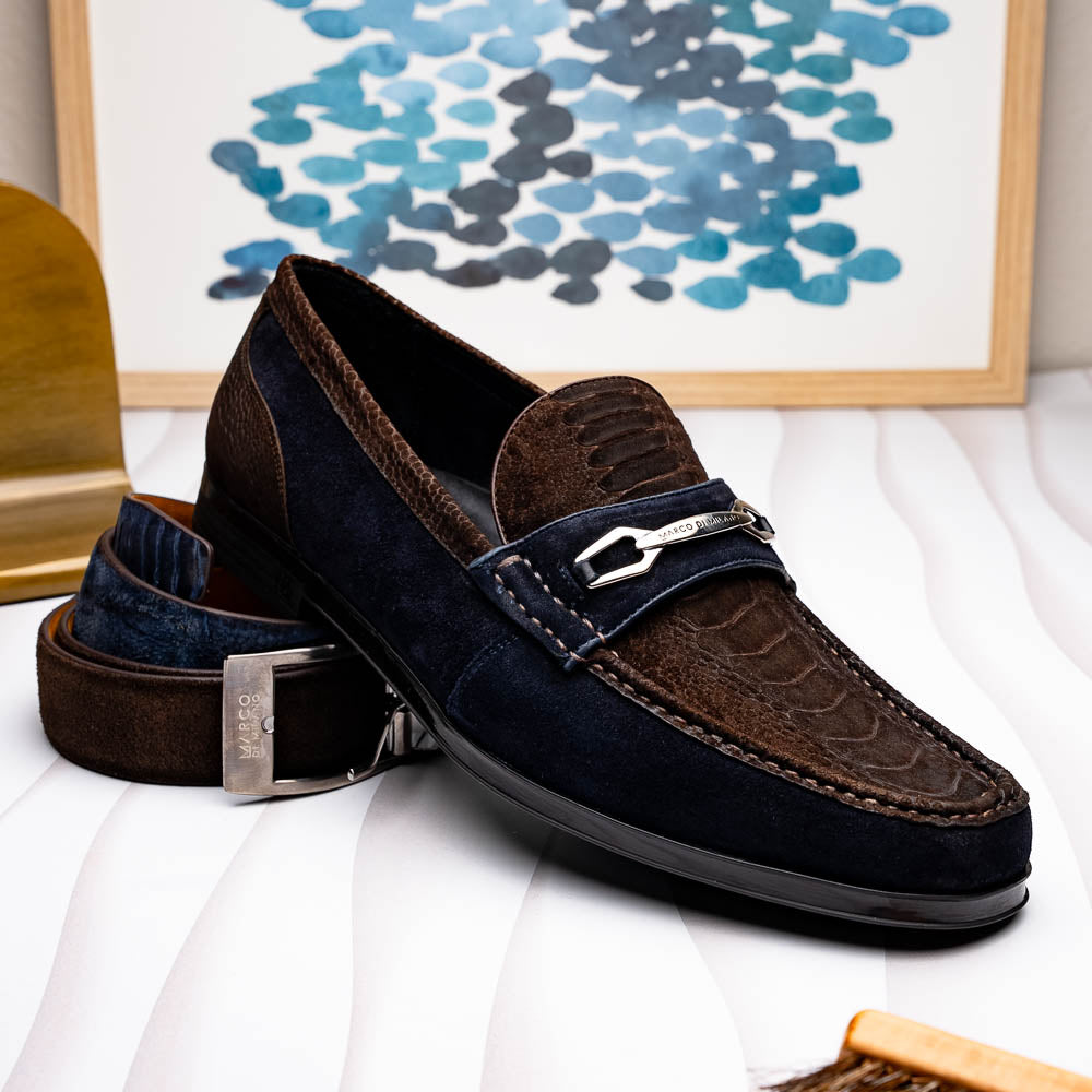 Hugo Belt Navy / Brown