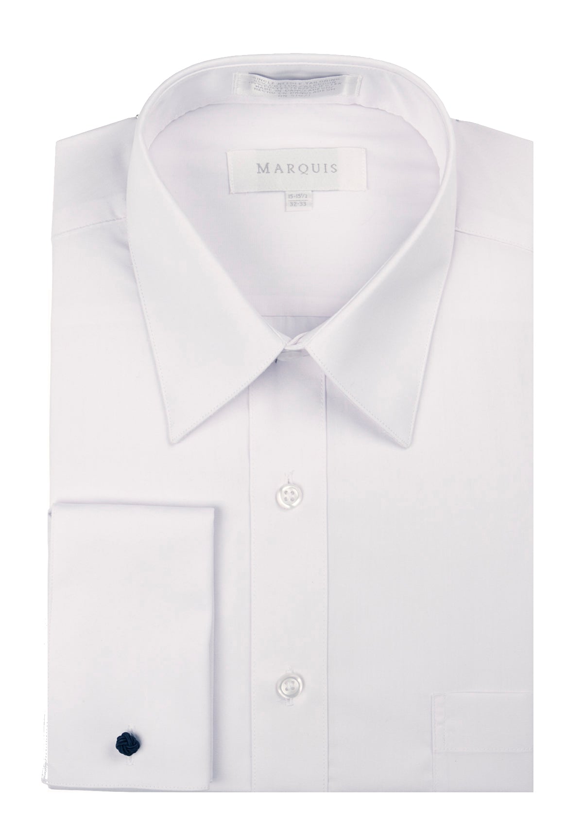 Marquis 009F Dress Shirt Regular Fit French Cuff White Marquis 009F Dress Shirt Regular Fit French Cuff White