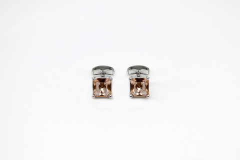 Steven Land CF600 Solid Princess Cut Cufflinks