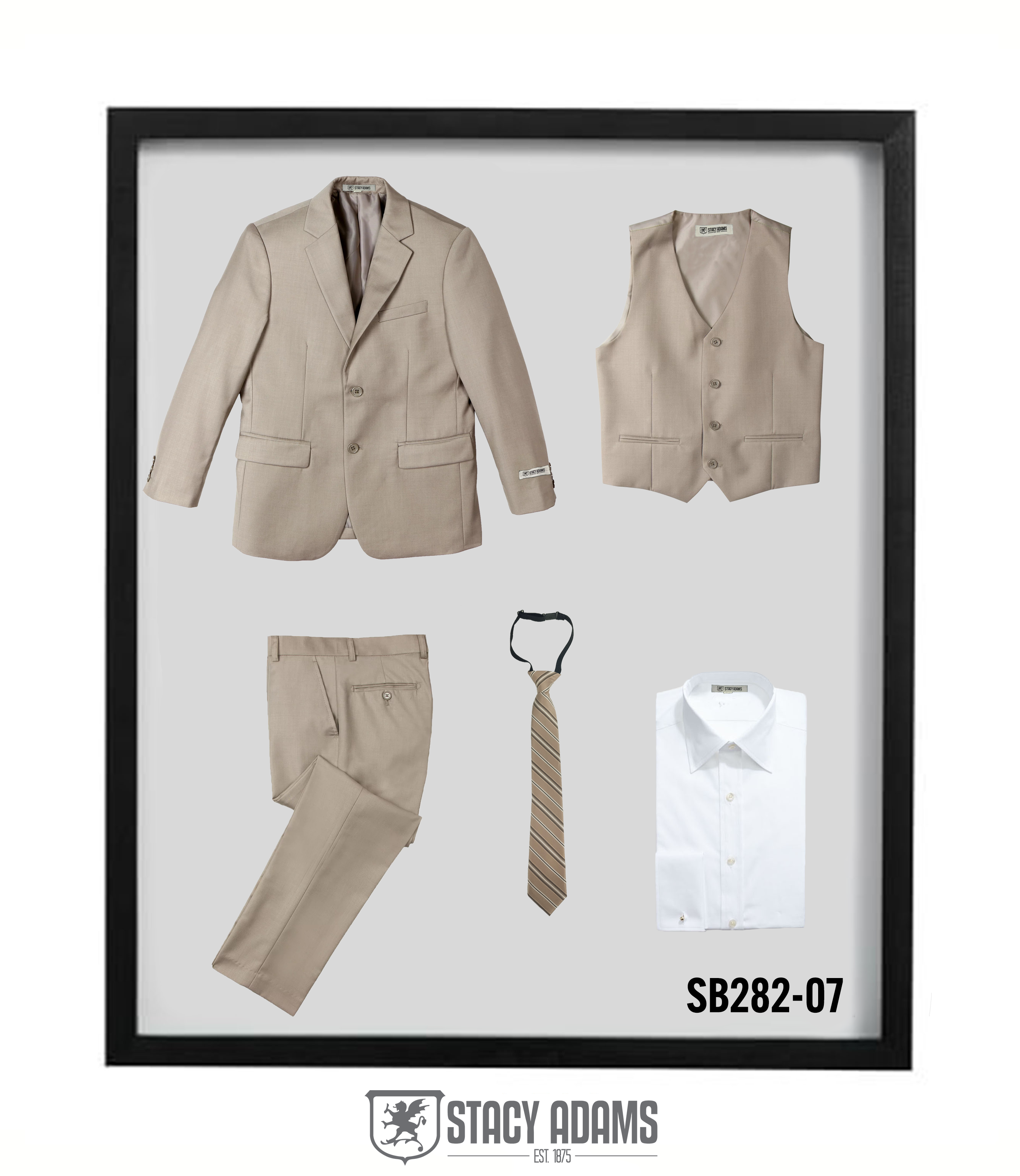 Stacy Adams SB282-07 5PCS Boys Suits