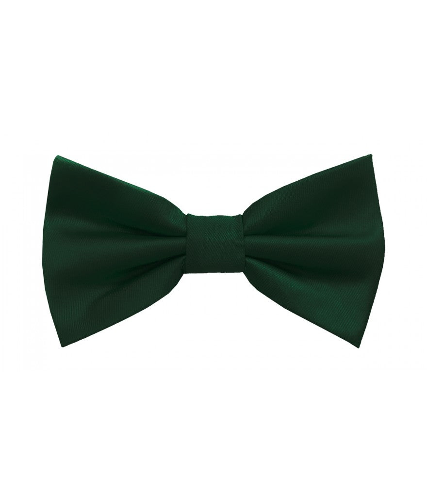 Brand Q KBT100-CC Kids Bow Ties With Hanky Forest Green