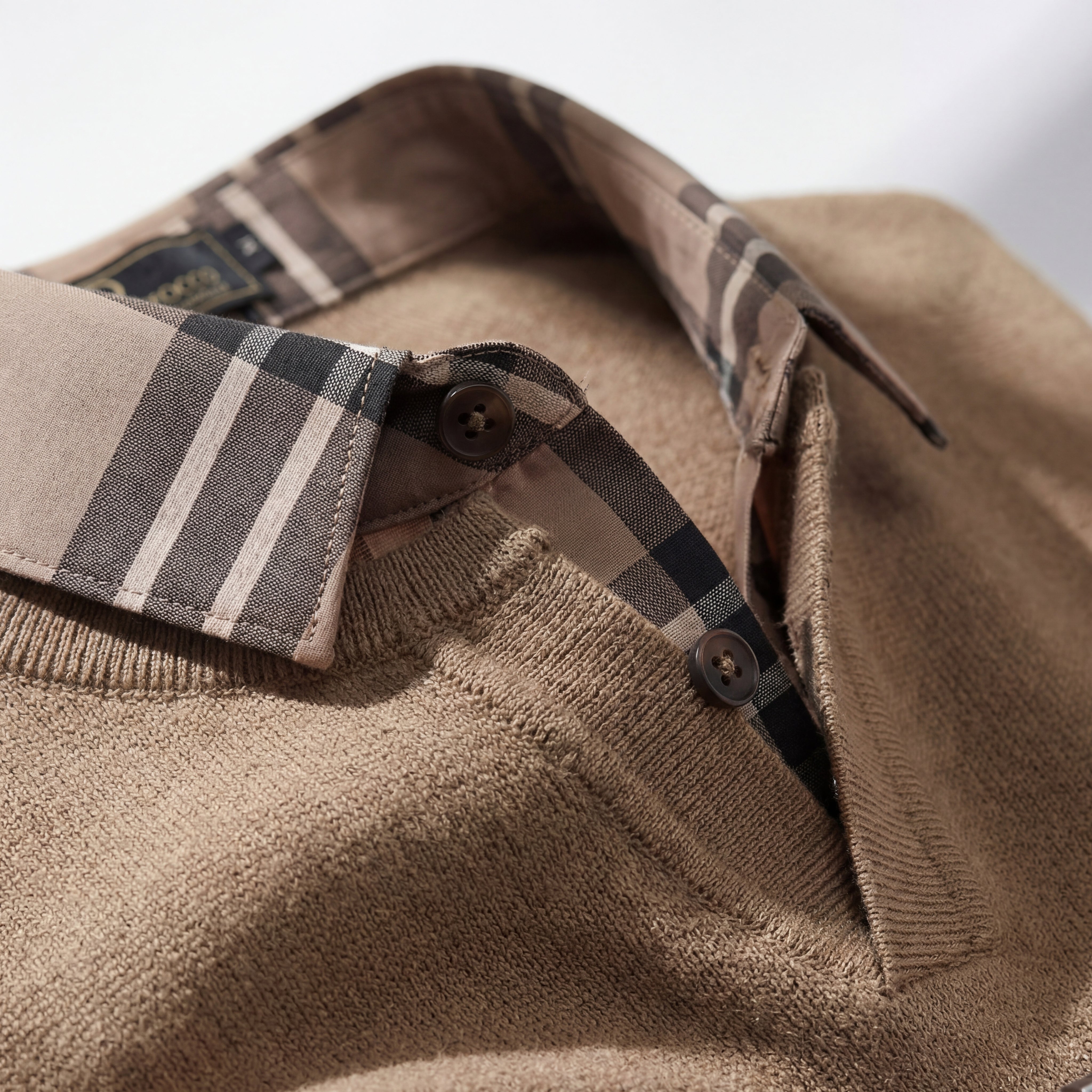 Hybrid Knit LS Shirt KHAKI