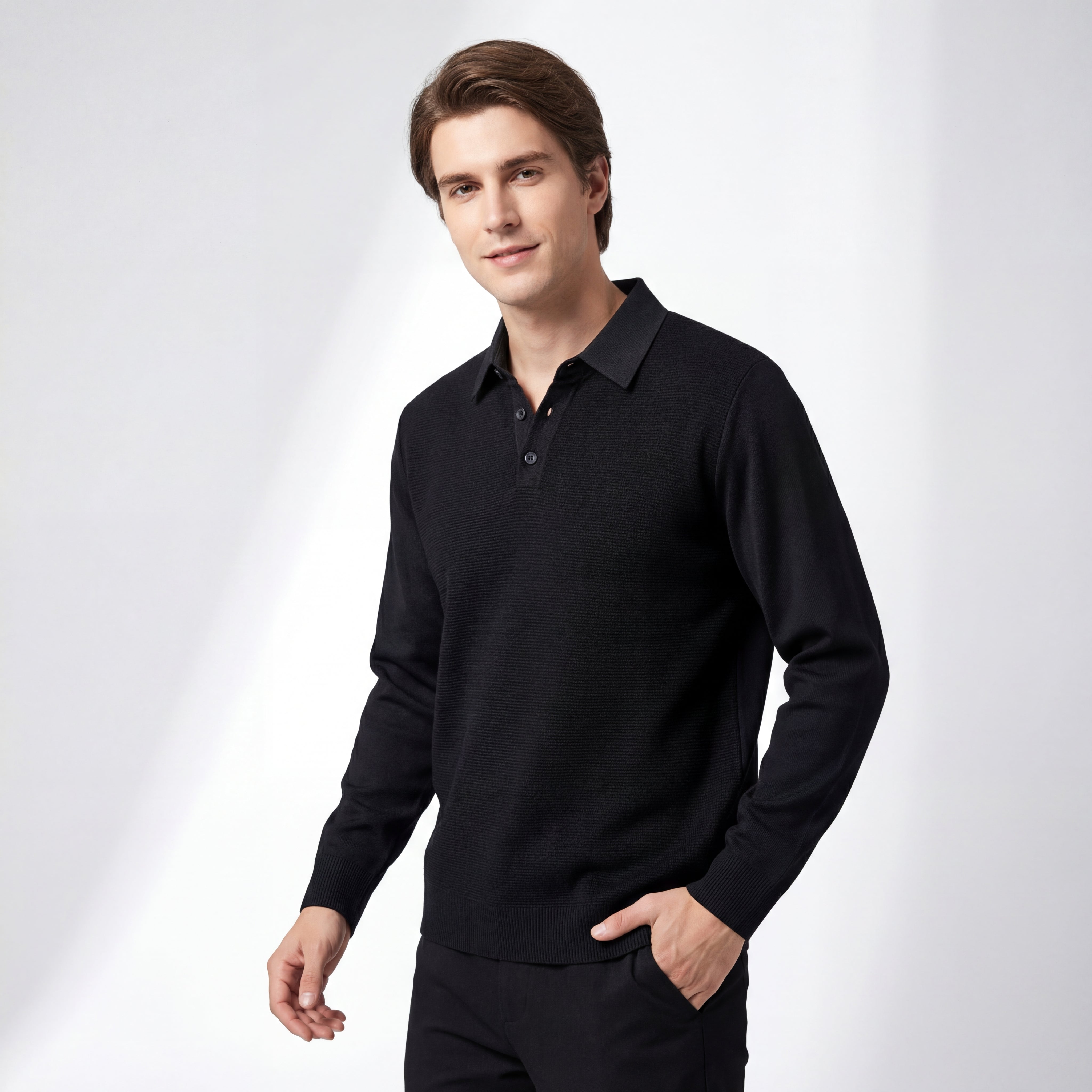 Nexus Stitchless LS Shirt BLACK