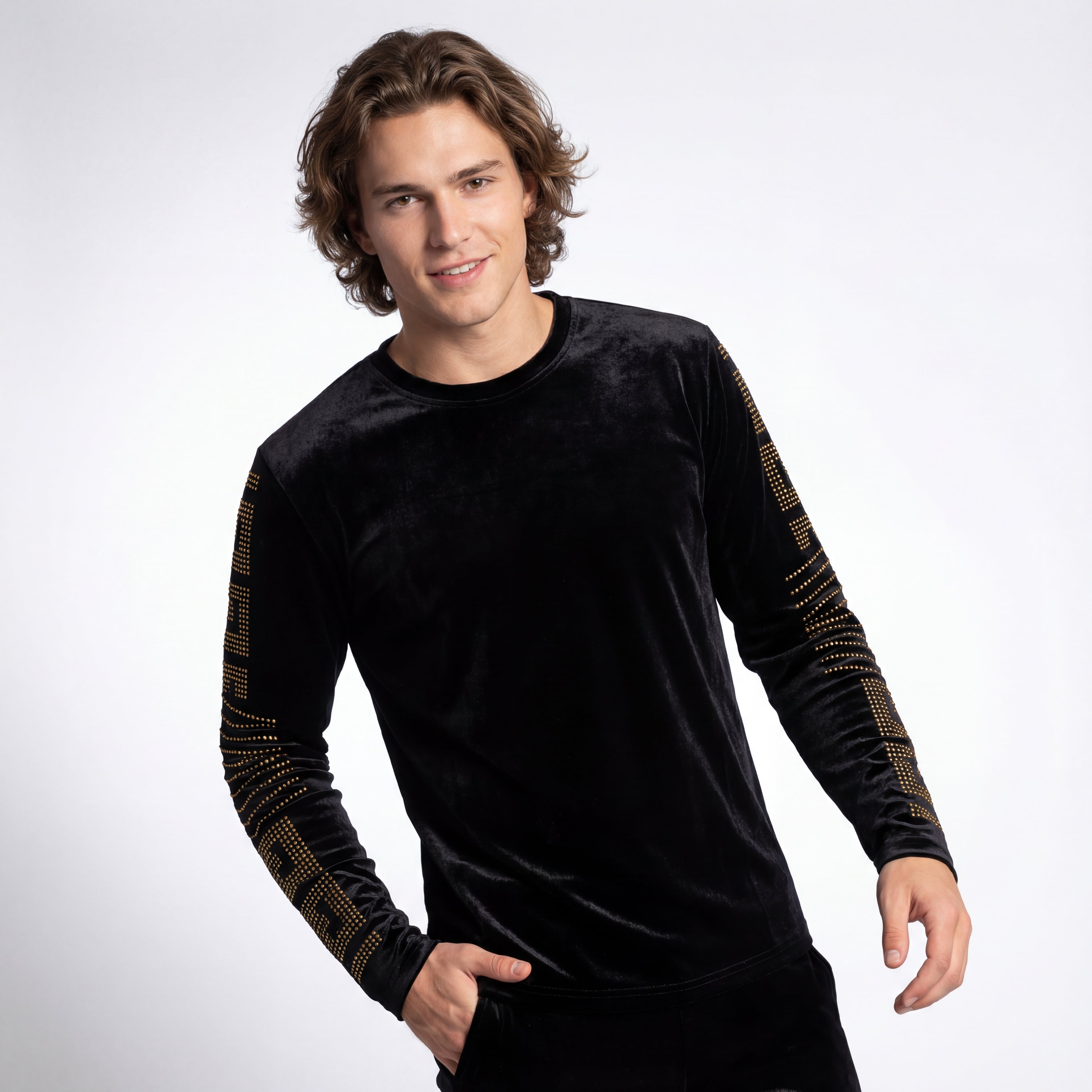 Road Ahead LS shirt - Century Penthouse BLACK/GOLD