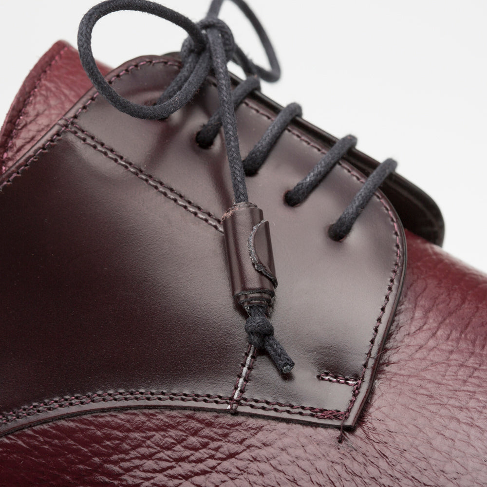 Mezlan Soka Deer Shoes Burgundy