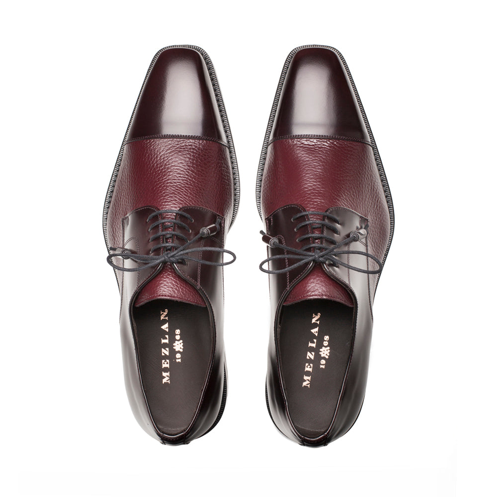 Mezlan Soka Deer Shoes Burgundy