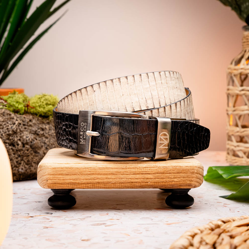 Moncalieri Belt Bone / Black