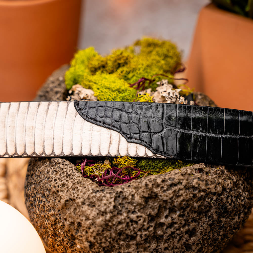 Moncalieri Belt Bone / Black