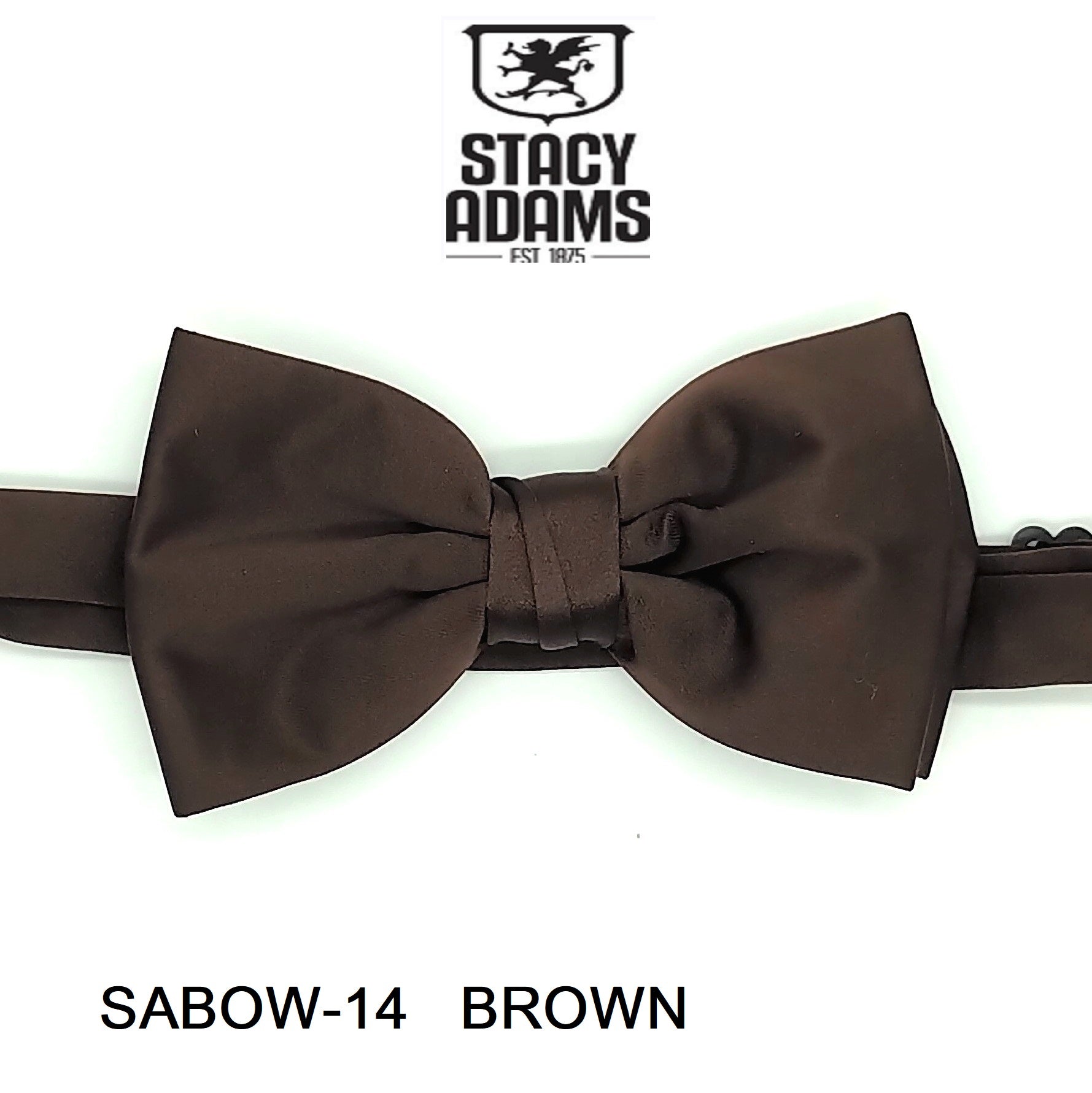 Stacy Adams SB400 Satin Solid Bowtie & Hanky