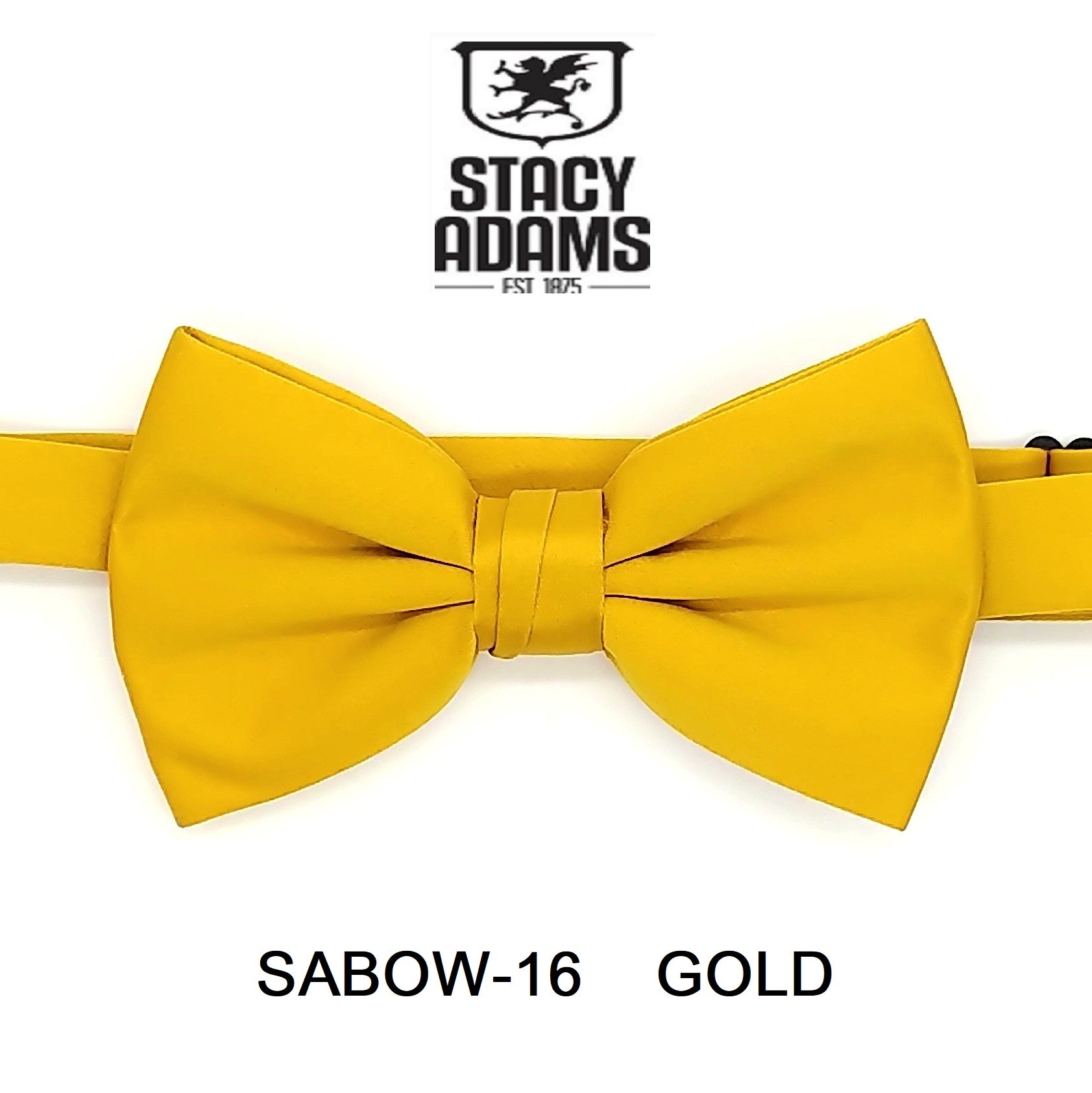 Stacy Adams SB400 Satin Solid Bowtie & Hanky