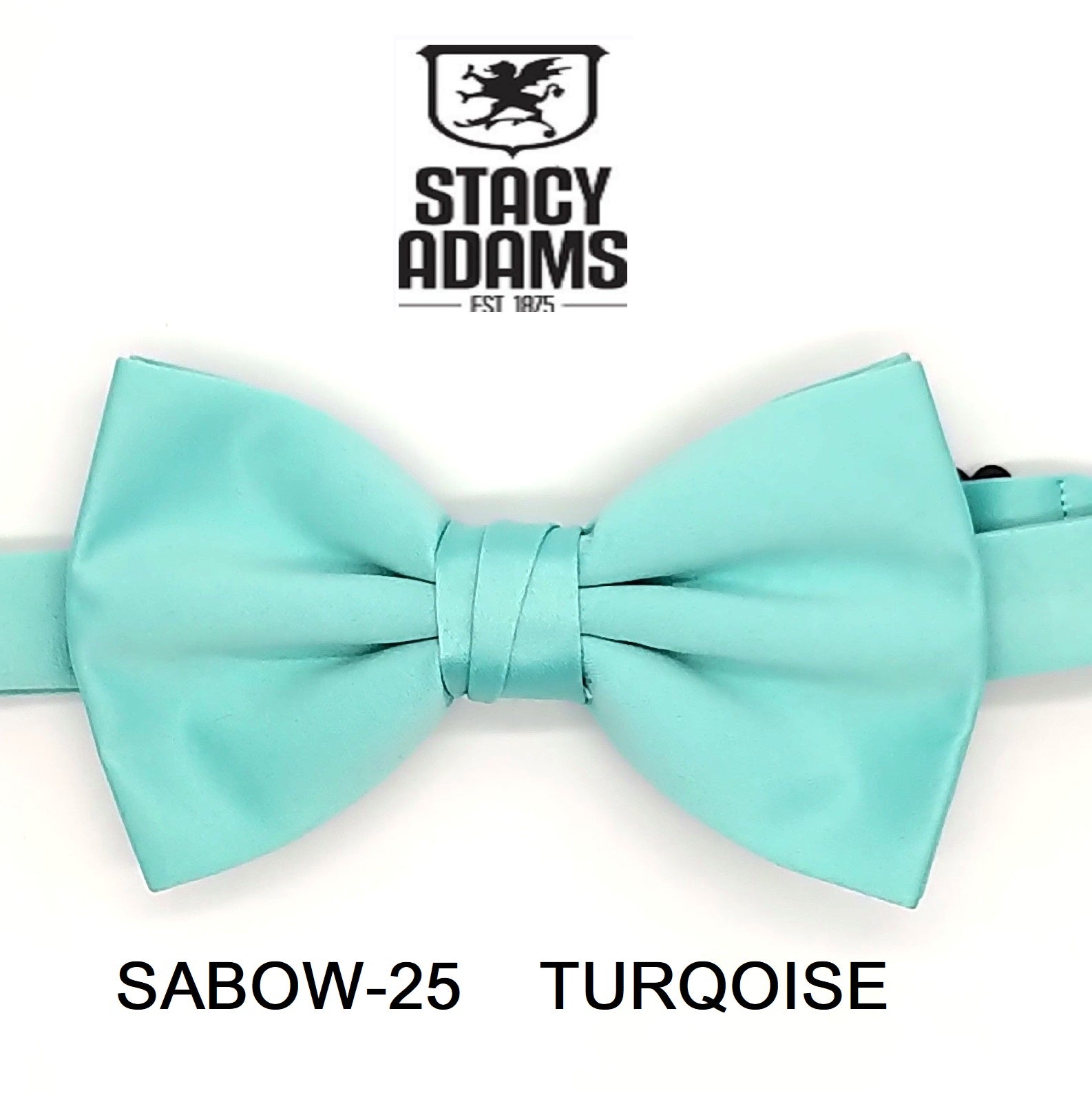 Stacy Adams SB400 Satin Solid Bowtie & Hanky