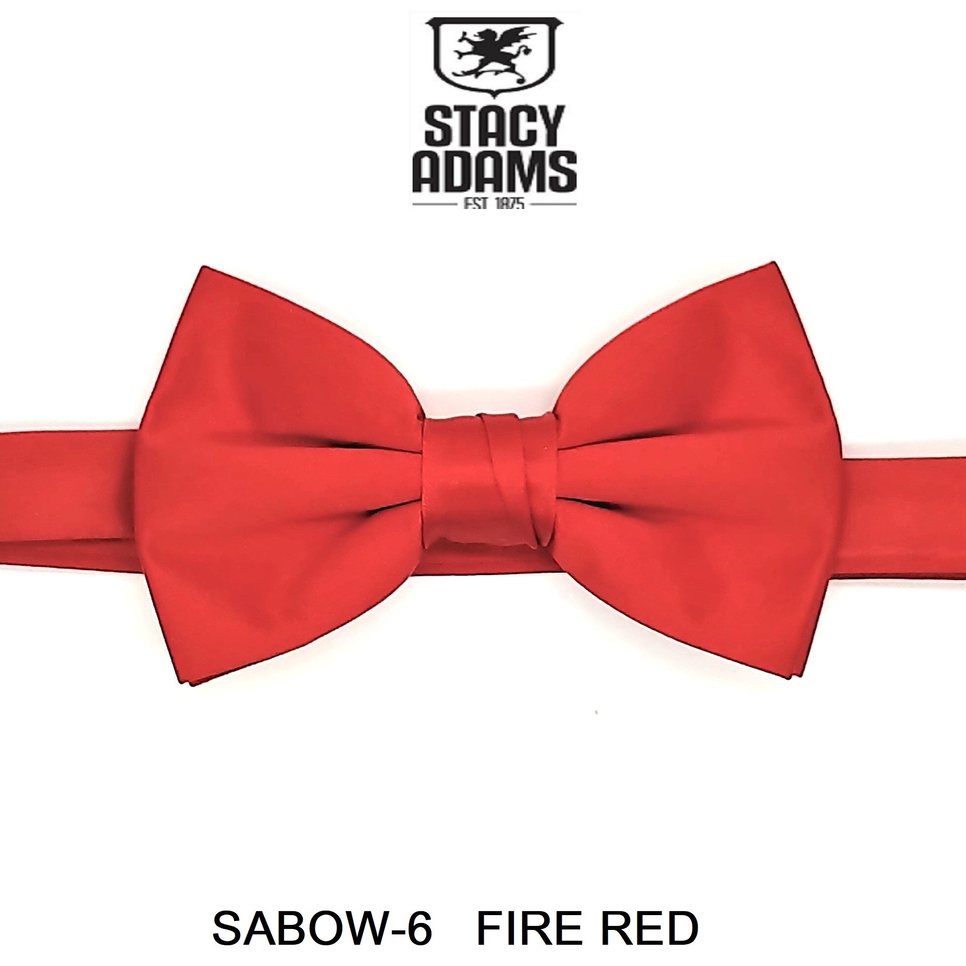 Stacy Adams SB400 Satin Solid Bowtie & Hanky