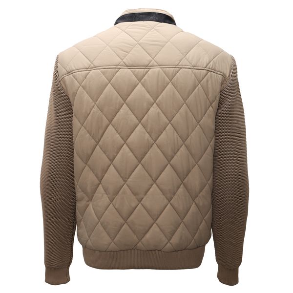 Urban Crest Quilted Bomber BEIGE