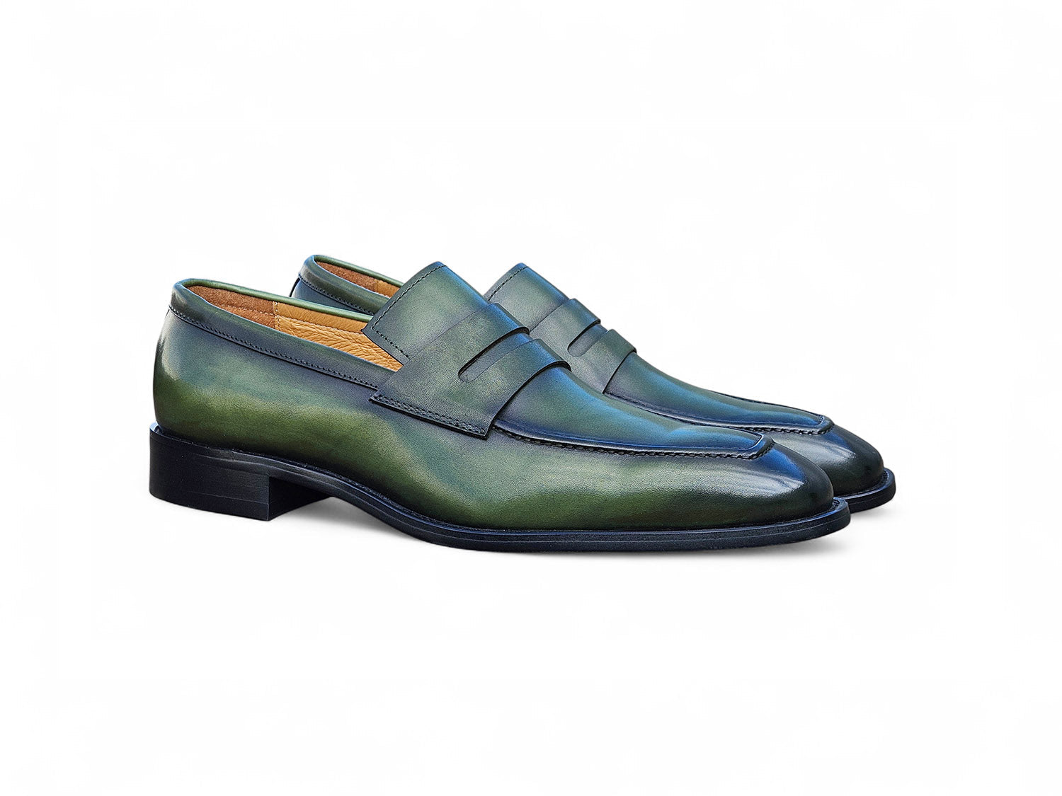 Patina Finished Penny Loafer