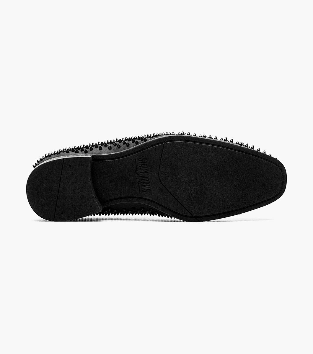 Stacy Adams 21528 Sabre Studded Spiked Slip On Black