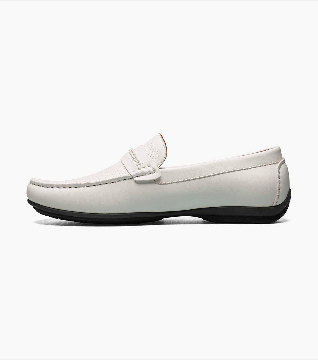 Stacy Adams Corvus 25460-001 Driving Shoes White