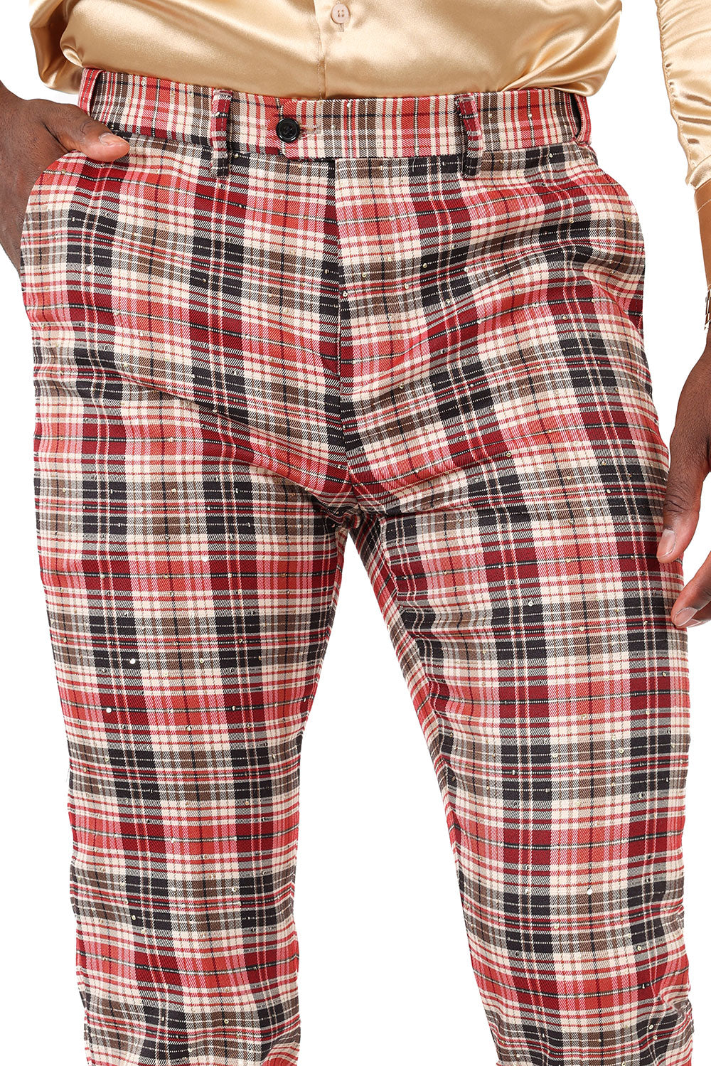 Barabas Muntinlupa 2CP210 Chino Slim Fit Pants Red