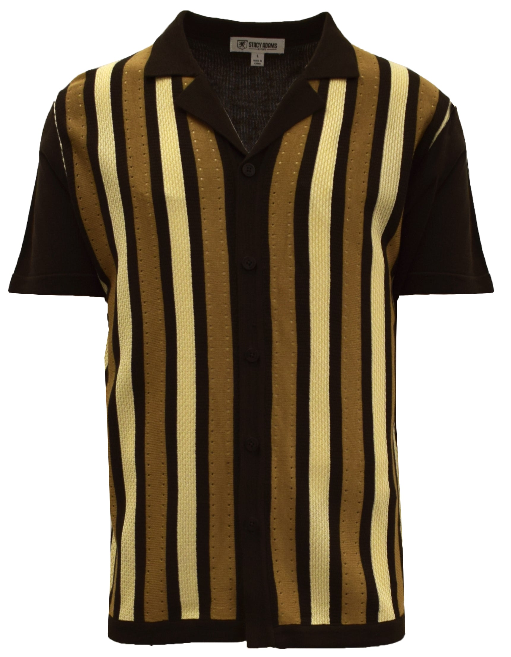 Stacy Adams 51006 S/S knit Brown