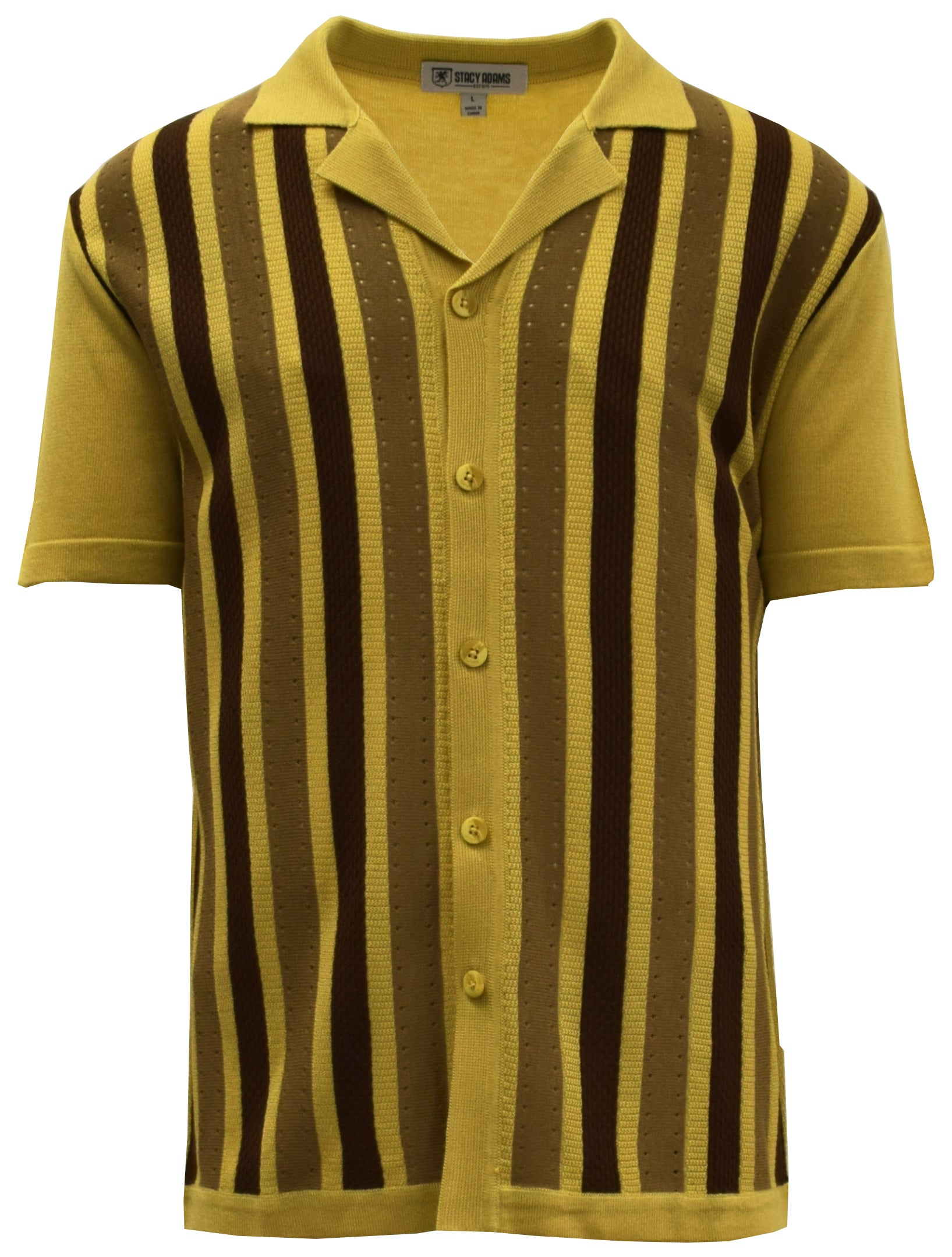 Stacy Adams 51006 S/S knit Honey