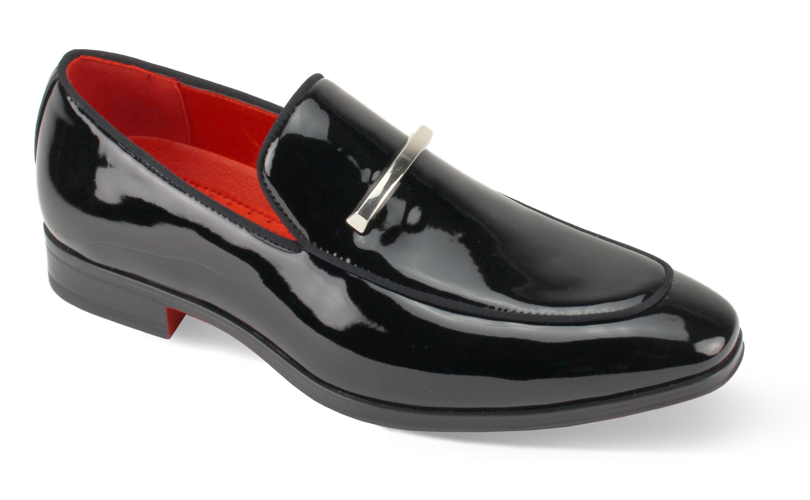 After MIdnight 6994 Paten Leather Tux Shoes Black
