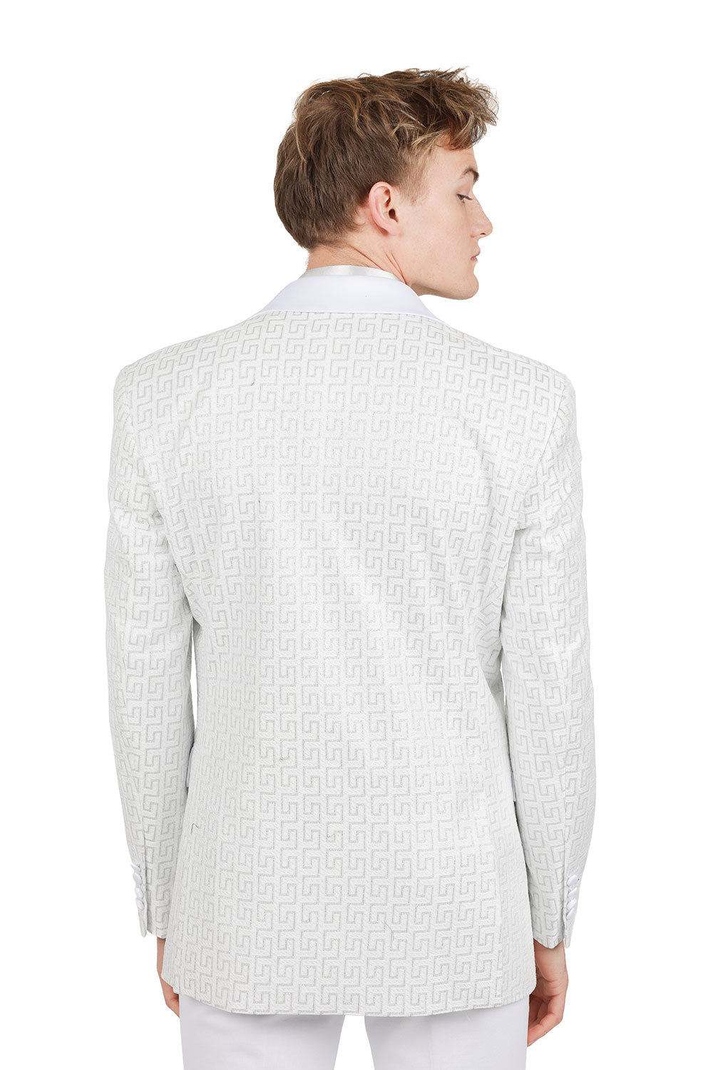 Barabas Powerful Sign BL3087 Blazer White/Silver