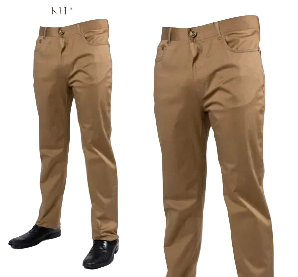 Prestige COP-100 Tailored Denim Pants Khaki