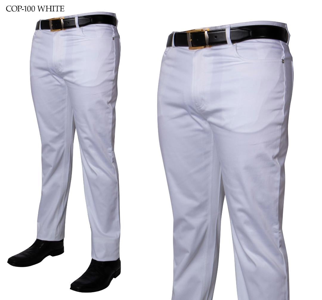 Prestige COP-100 Tailored Denim Pants White