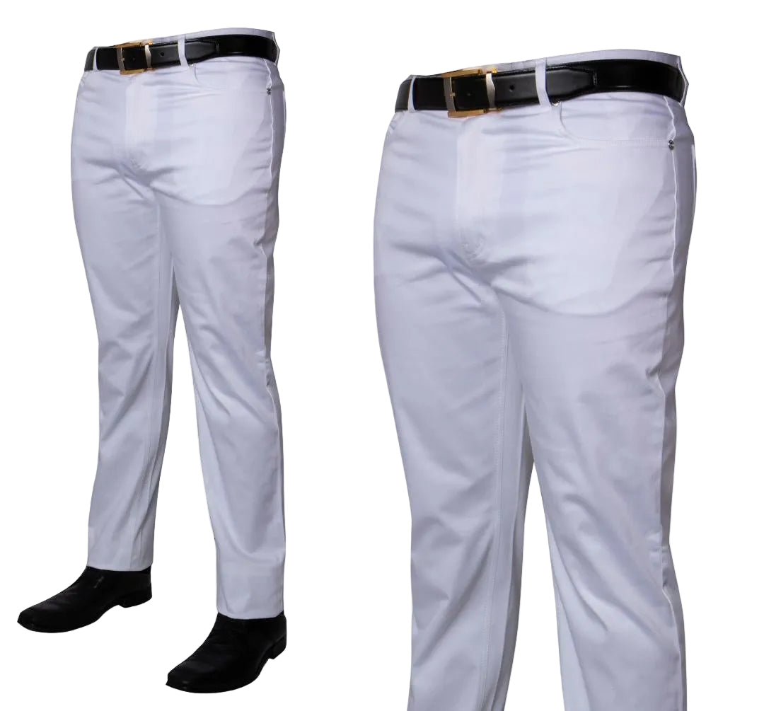 Prestige COP-100 Tailored Denim Pants White
