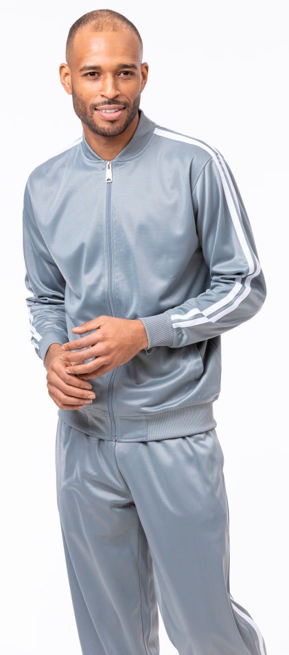 Montique JS-26 Jogging Set Silver