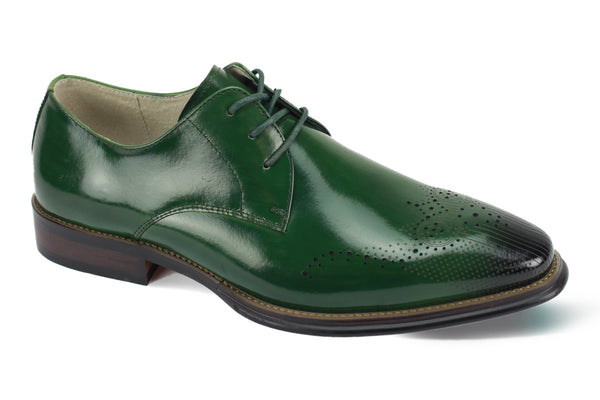 Giovanni Own Leather Shoes Green