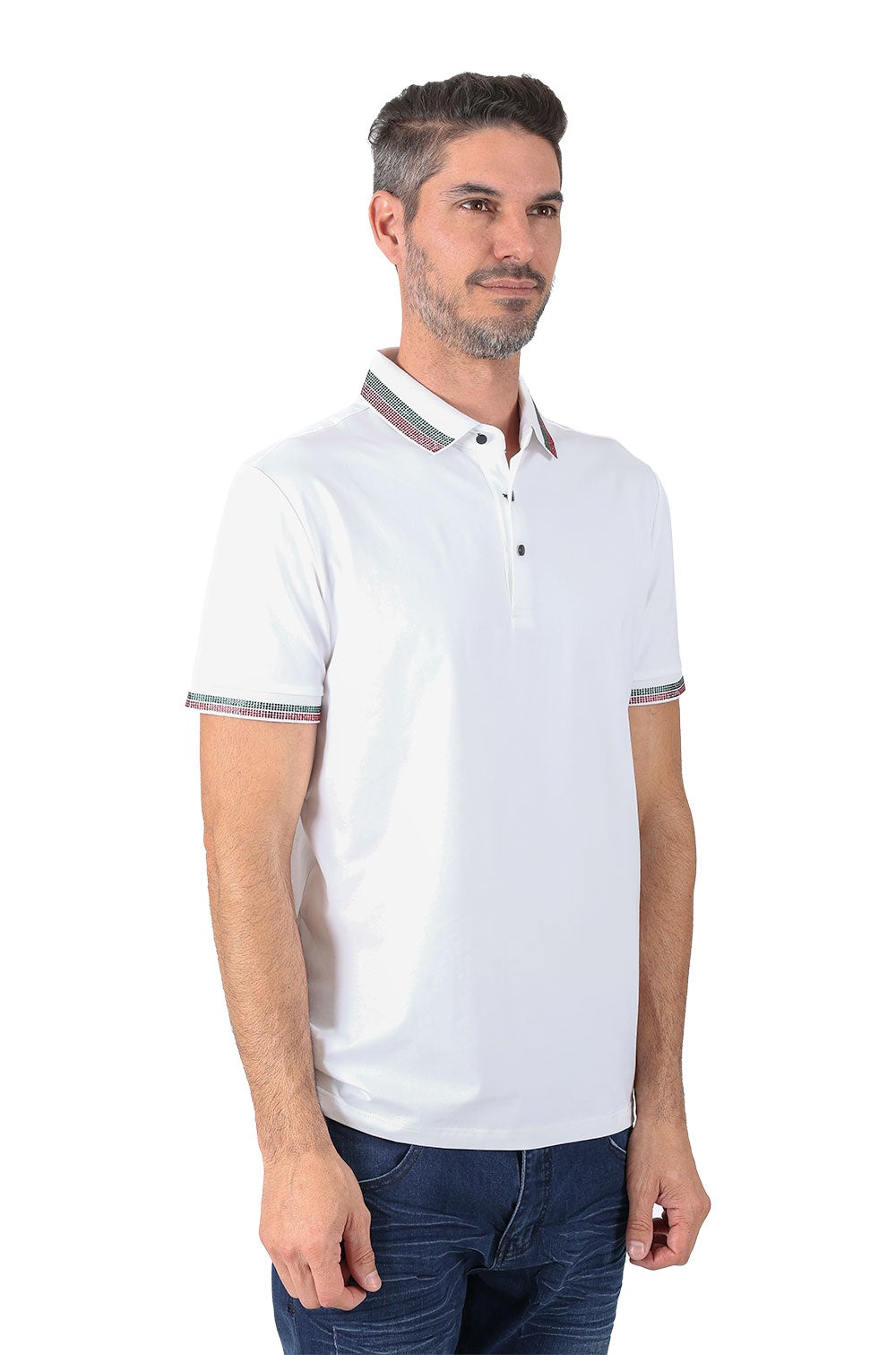 Barabas Game Changer PS119 Short Sleeve polo White