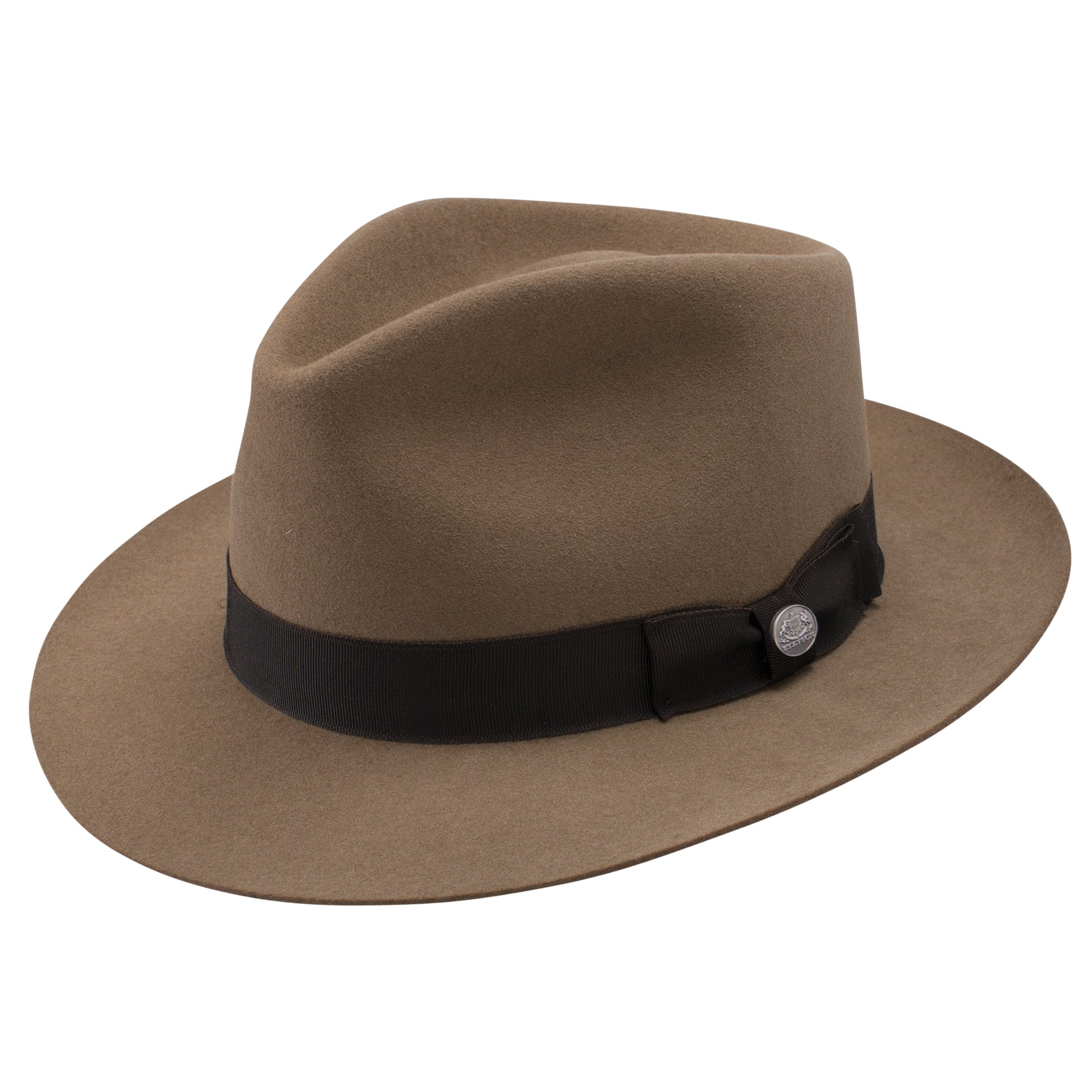 Stetson Chathwm Wool Felt Fedora Camel