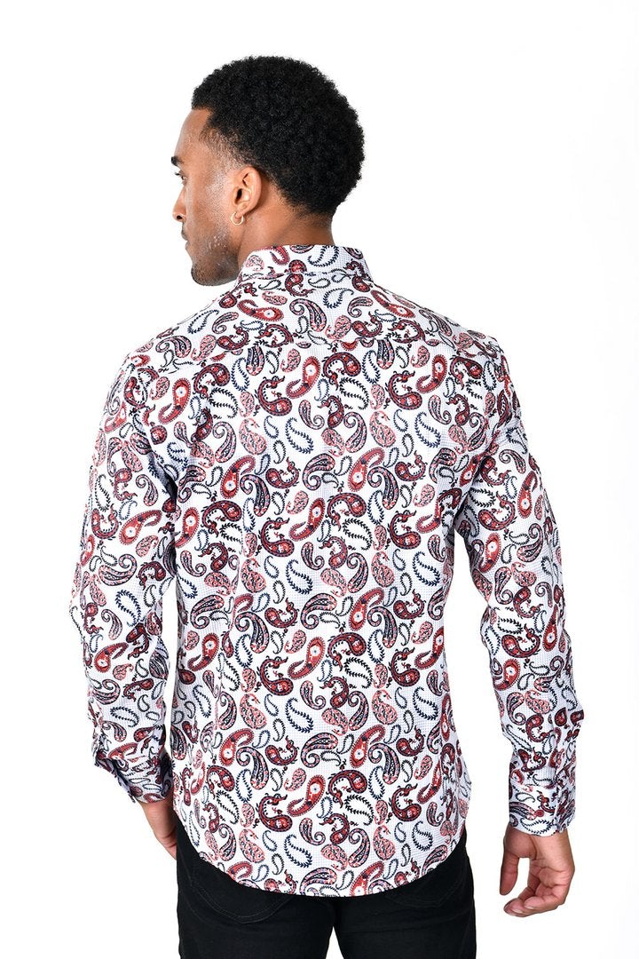 Vassiri By Barabass Long Sleeve Shirt Red
