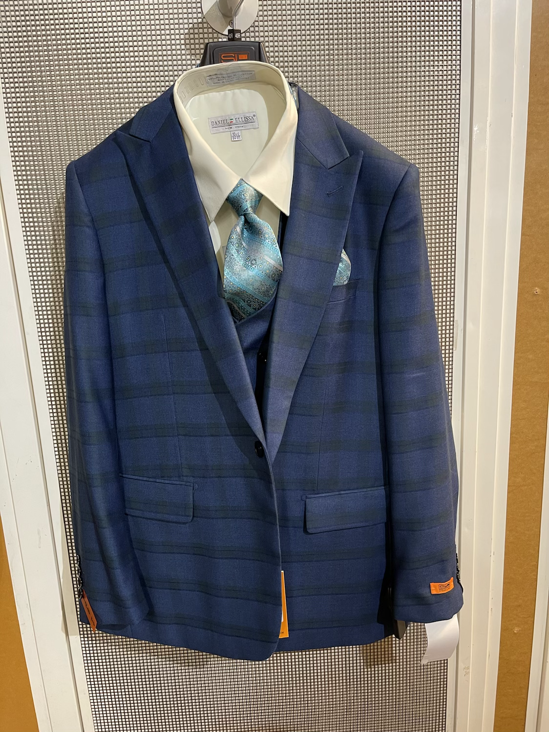 STEVEN LAND I PACINO SL700-702 STEVEN LAND 3PCS SUIT I BLUE