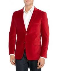 C40899 I ADOLFO J RAQUEL VELEVT BLAZER I RED