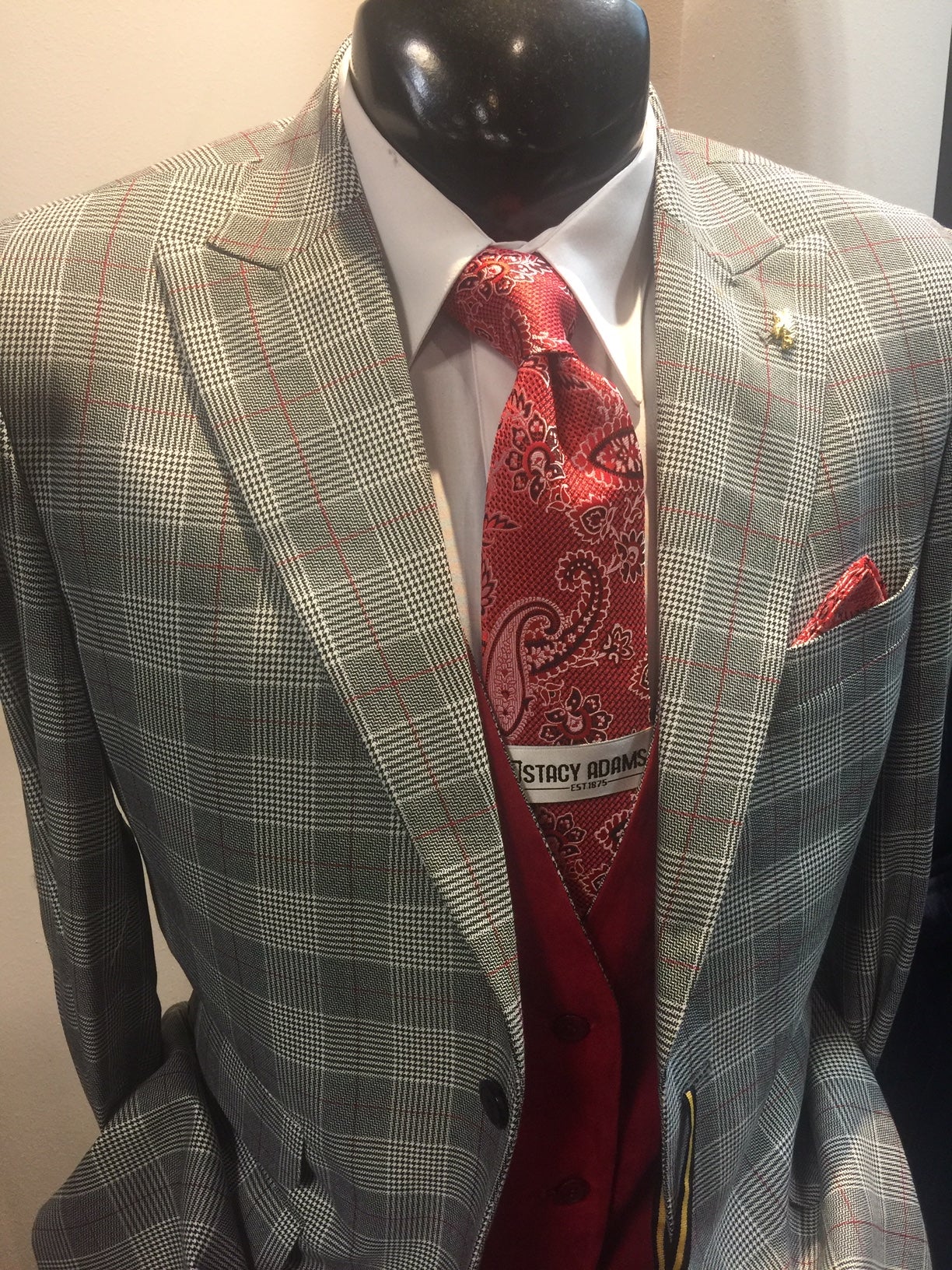 FALCONE I 9154-BARTREV I 2 BUTTON SINGLE BREAST VESTED I GREY-701