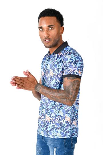 PS115 I BARABASS SHORT SLEEVE POLO I BLUE