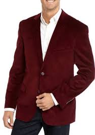 C40893 I ADOLFO J RAQUEL VELEVT BLAZER I BURGANDY