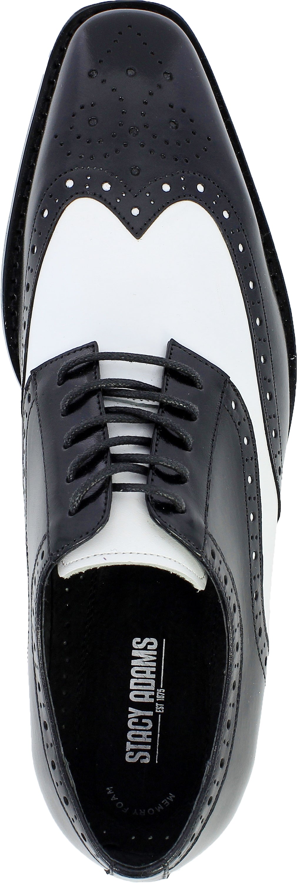 25092-111 I STACY ADAMS TINSLEY I BLACK-WHITE
