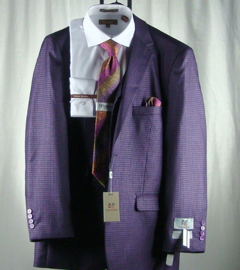 M2694.KNET & PARK SUIT-GRAPE