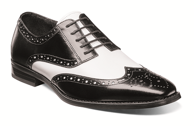 25092-111 I STACY ADAMS TINSLEY I BLACK-WHITE