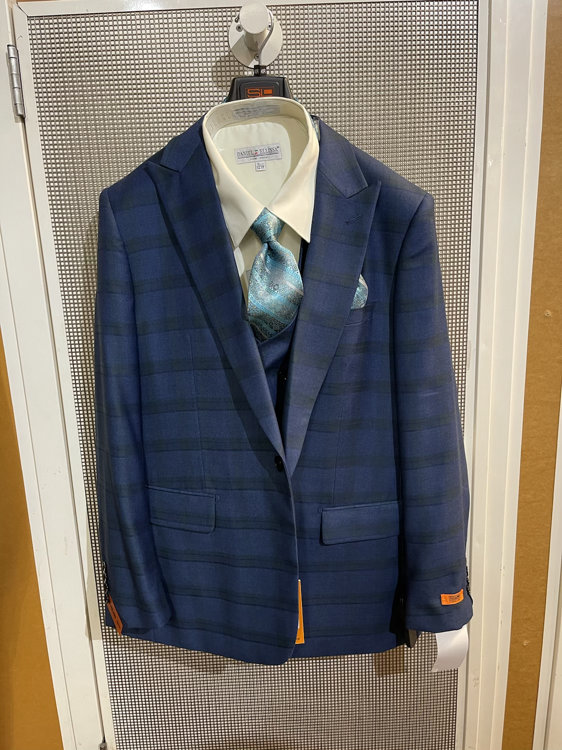 STEVEN LAND I PACINO SL700-702 STEVEN LAND 3PCS SUIT I BLUE
