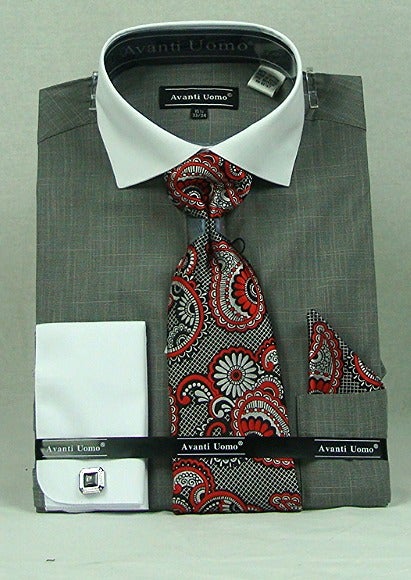 AVANTI UOMO-DN73M-DK GREY