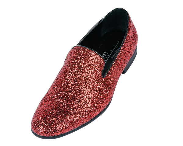 Frederico Leone FS-357 Sparkle Fancy Shoes Red